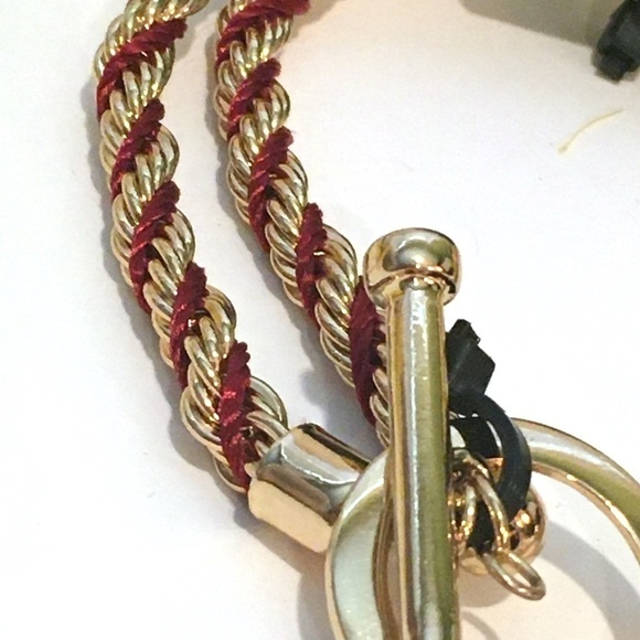 𝅺3/$29! GUESS Twisted Rope Bracelet with Lock - Picture 8 of 9